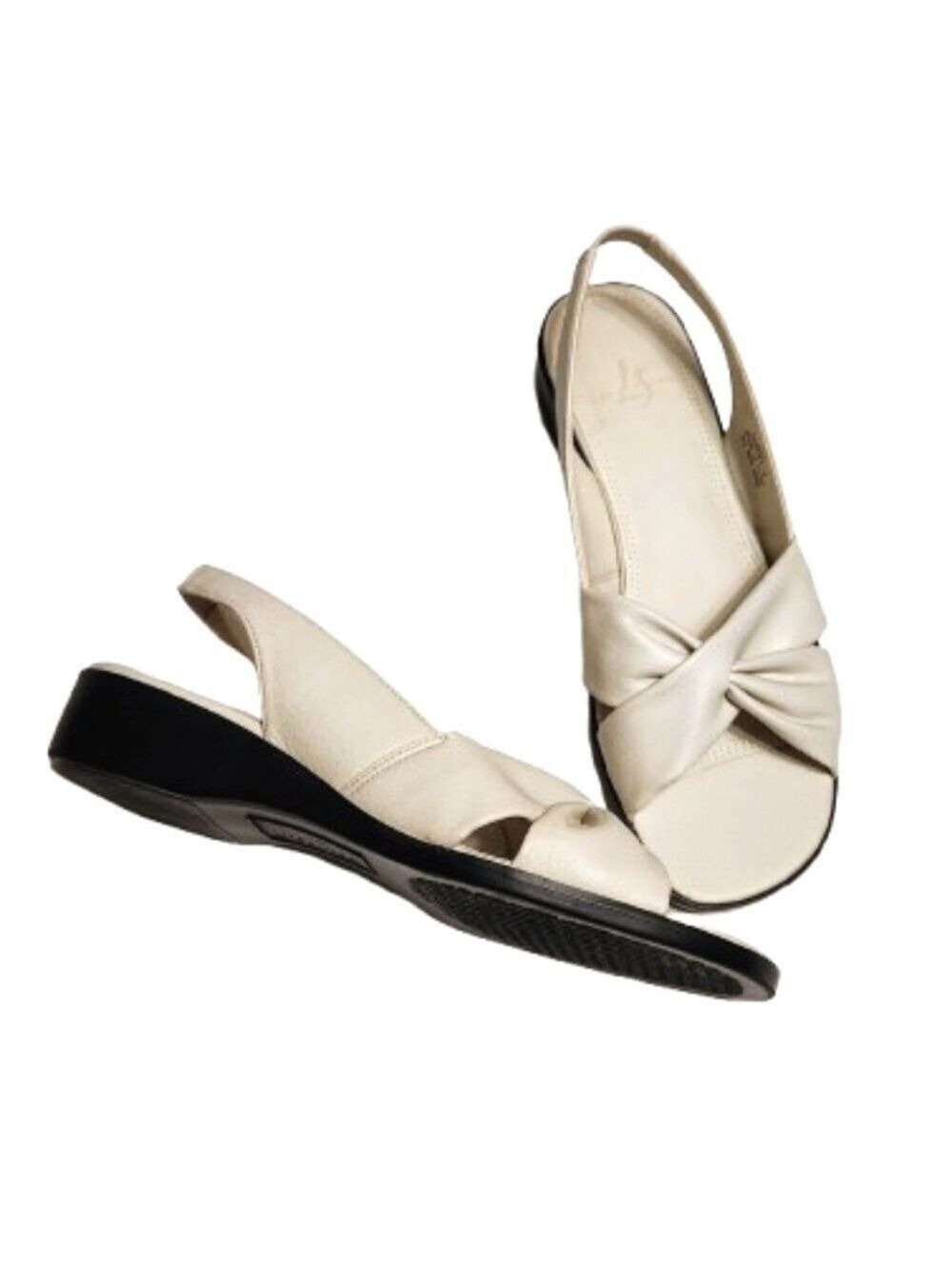Life Stride Melissa Slingback Sandal Ivory Size 6